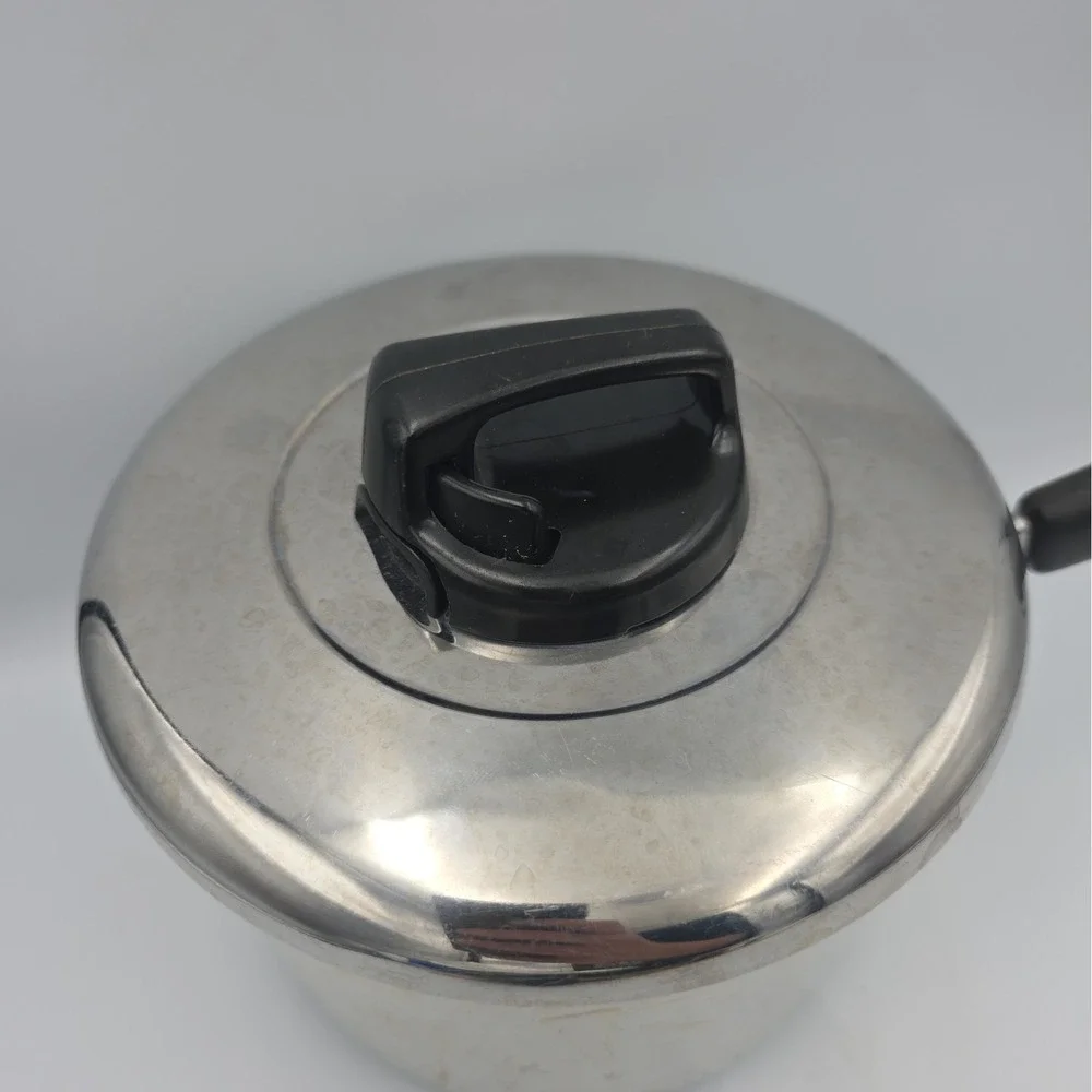 Revere Ware 3 Qt Sauce Pan With Lid 1801 Stainless Steel Tri Ply Bottom 89-A